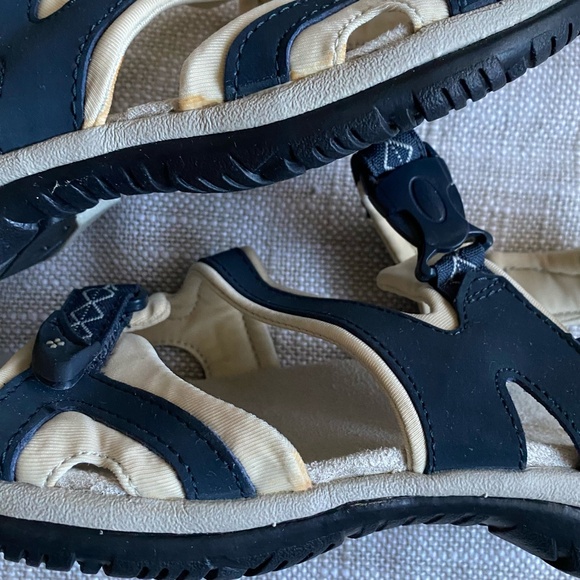 Naturalizer Womens Blue Leather Straps Vacation Beach Summer Sandals- Sz- 7 - Picture 9 of 15